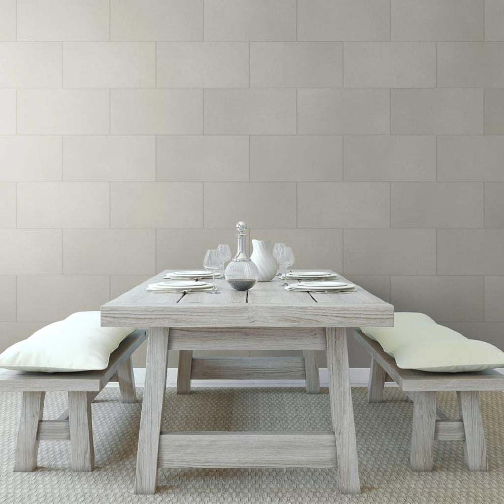 Grosfillex Sienos plokštės Gx Wall+, 11vnt., šviesiai pilkos, 30x60cm