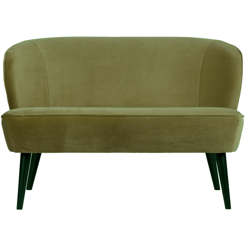 Sofa SARA, aksominis audinys, army žalia spalva