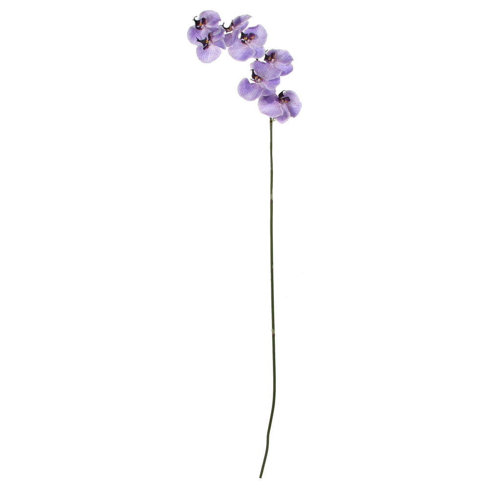 Dekoratyvinė orchidėjos šaka, violetinė spalva, 134 cm