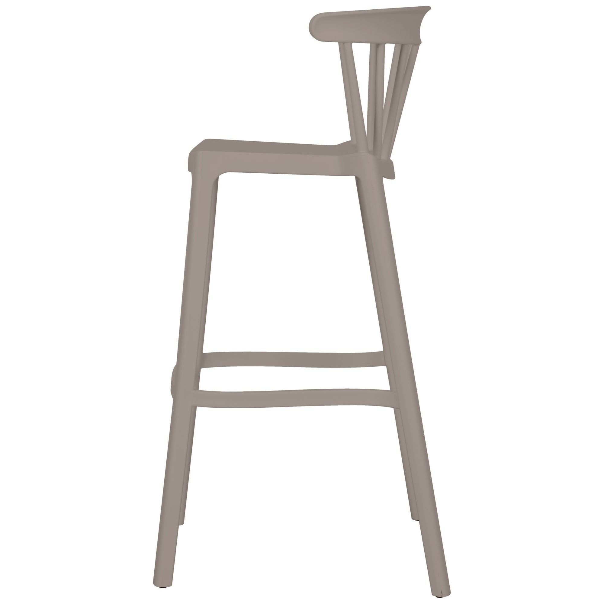 BLISS baro kėdė, plastikas, taupe spalva