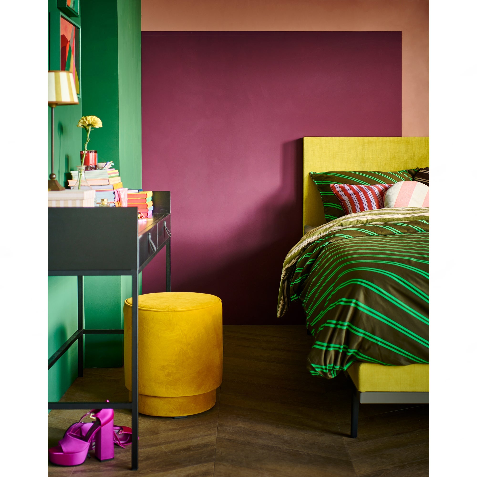 Pufas PEARL, ochre spalva
