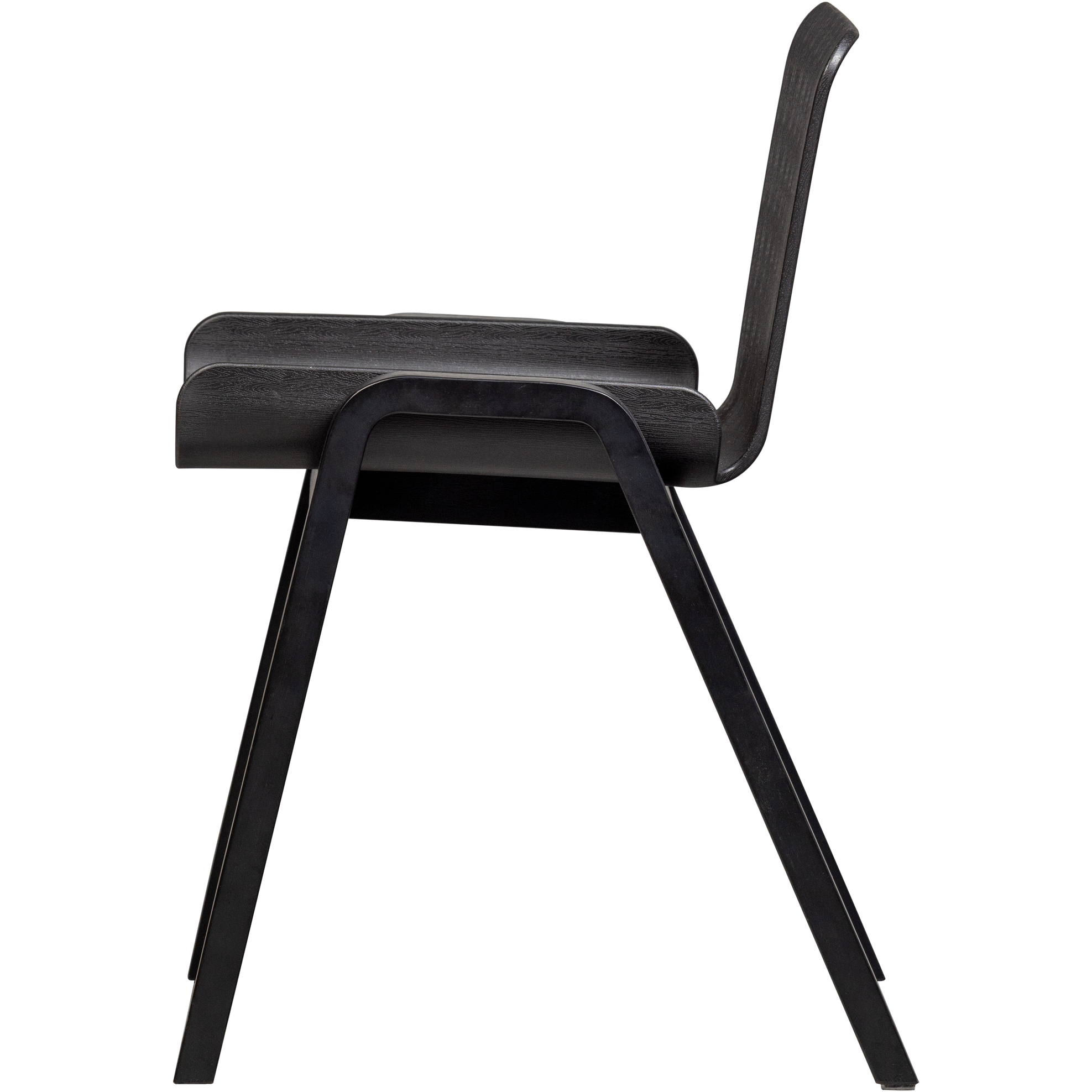 Išskirtinė valgomojo kėdė MOLLY, juoda spalva
