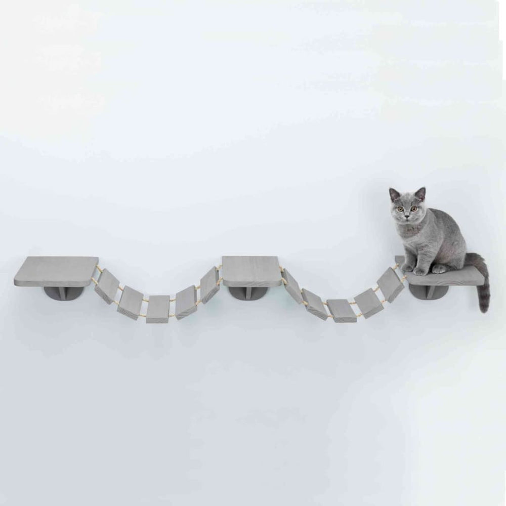 TRIXIE Prie sienos montuojamas tiltelis katėms, taupe sp., 150x30cm
