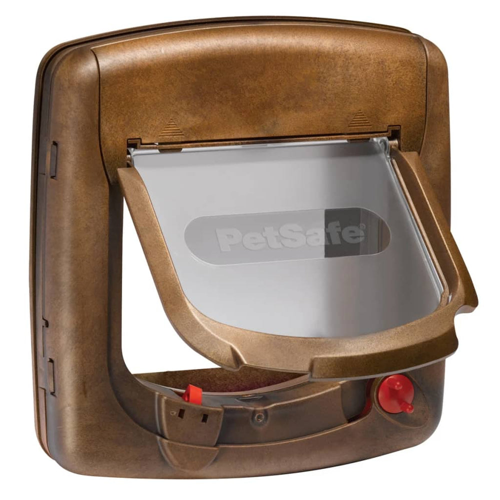 PetSafe Magnetinės atverčiamos durelės katėms Deluxe 420, rudos