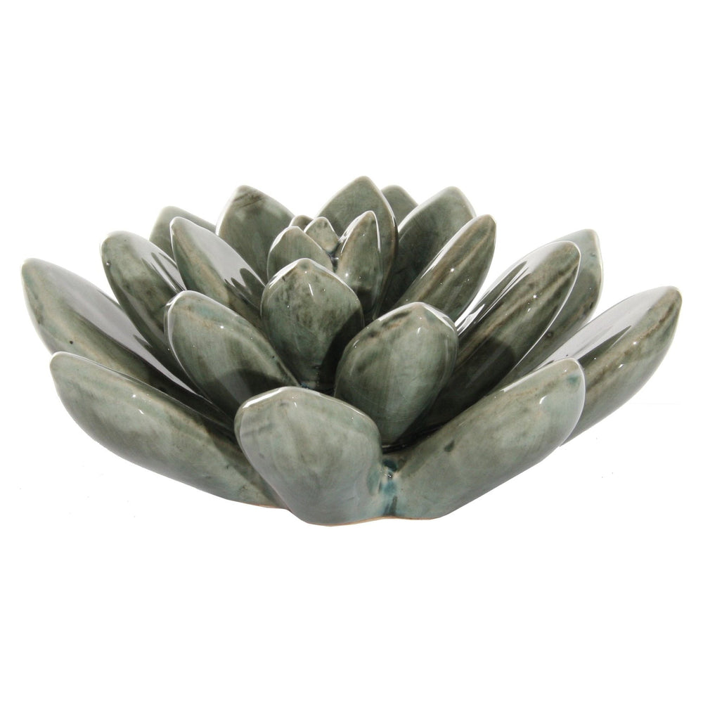 Dekoracija aloe, žalia spalva, 16 cm