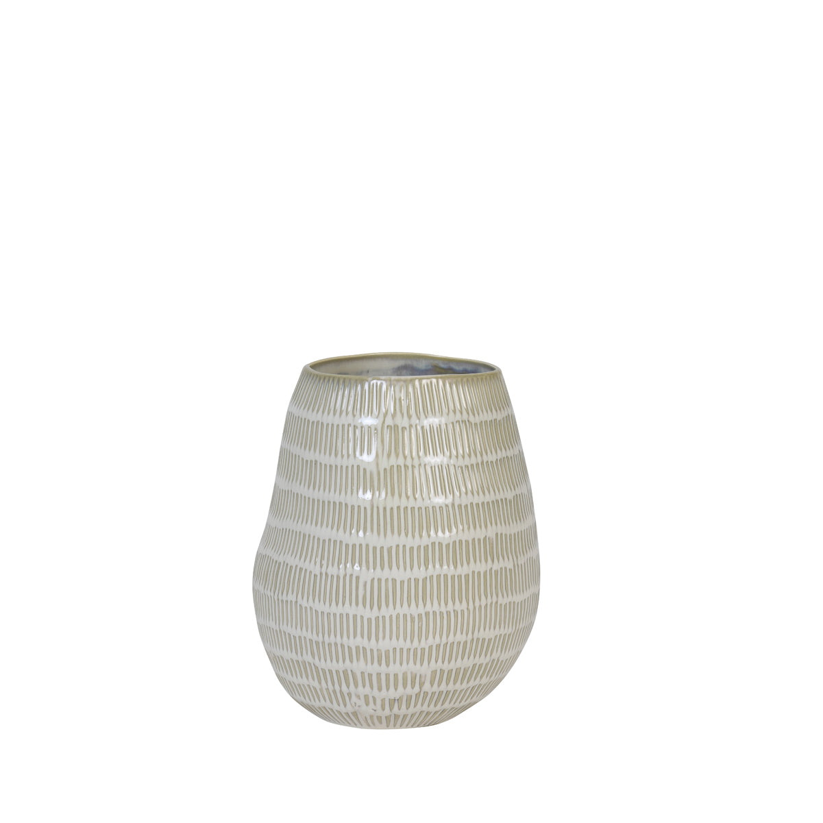 Vaza GIORGIA, Ø20,5x26 cm, kreminė, keramika