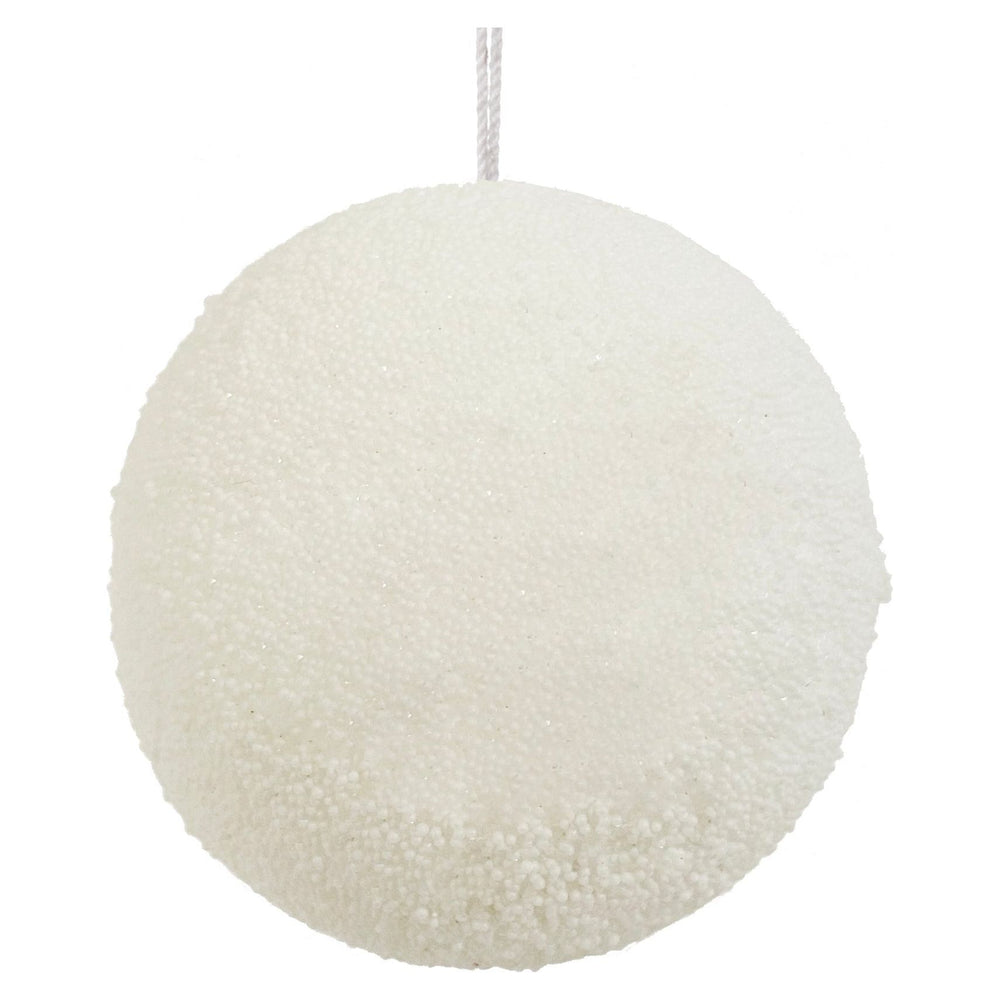 Baltas burbulas, sniego imitacija 6cm