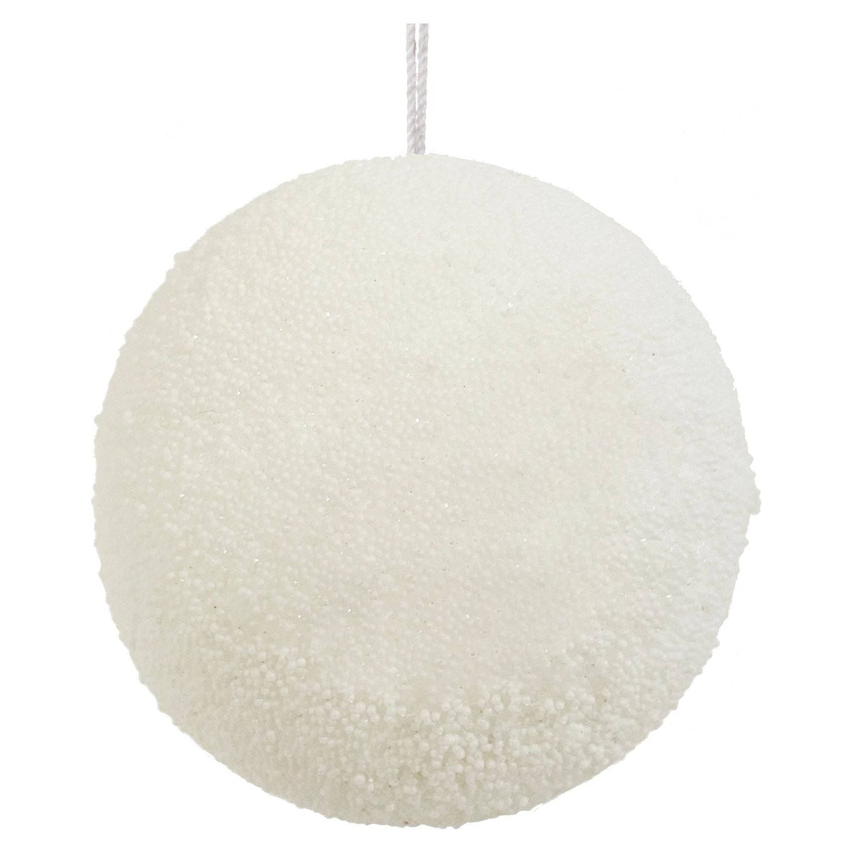 Baltas burbulas, sniego imitacija 6cm