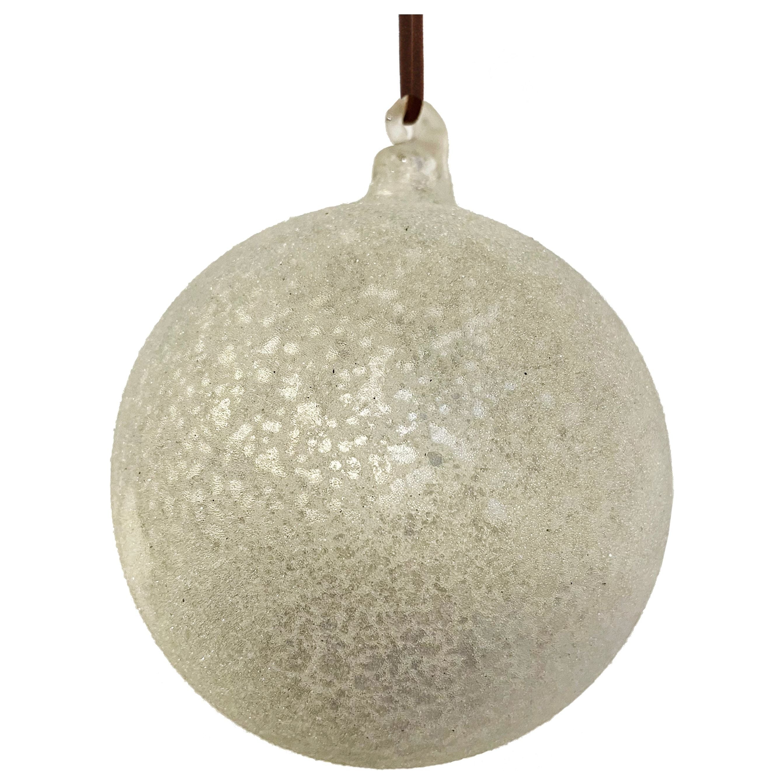 Stiklinis burbulas, baltas 10cm