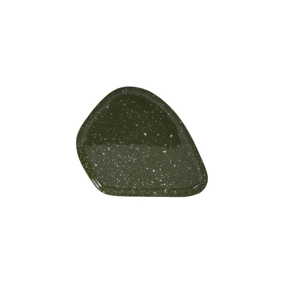 Moulet' dekoratyvinė lėkštutė, žalia, 21x17 cm