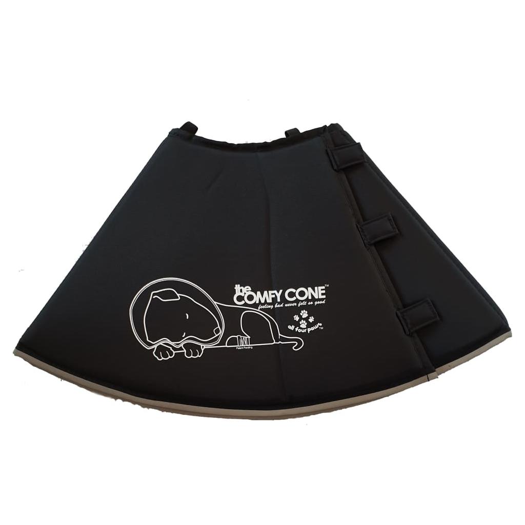 All Four Paws Apsauginė apykaklė Comfy Cone, juodos spalvos, 30cm, XL