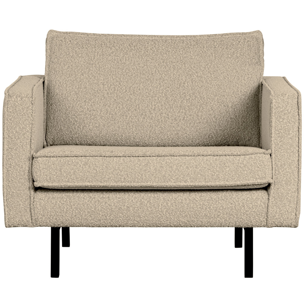 Fotelis RODEO, boucle audinys, beige spalva