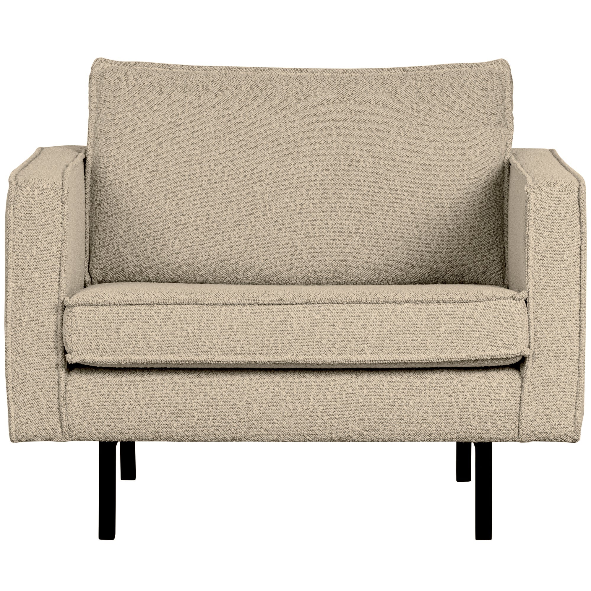 Fotelis RODEO, boucle audinys, beige spalva