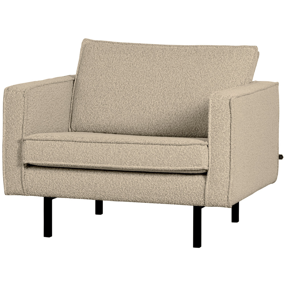 Fotelis RODEO, boucle audinys, beige spalva