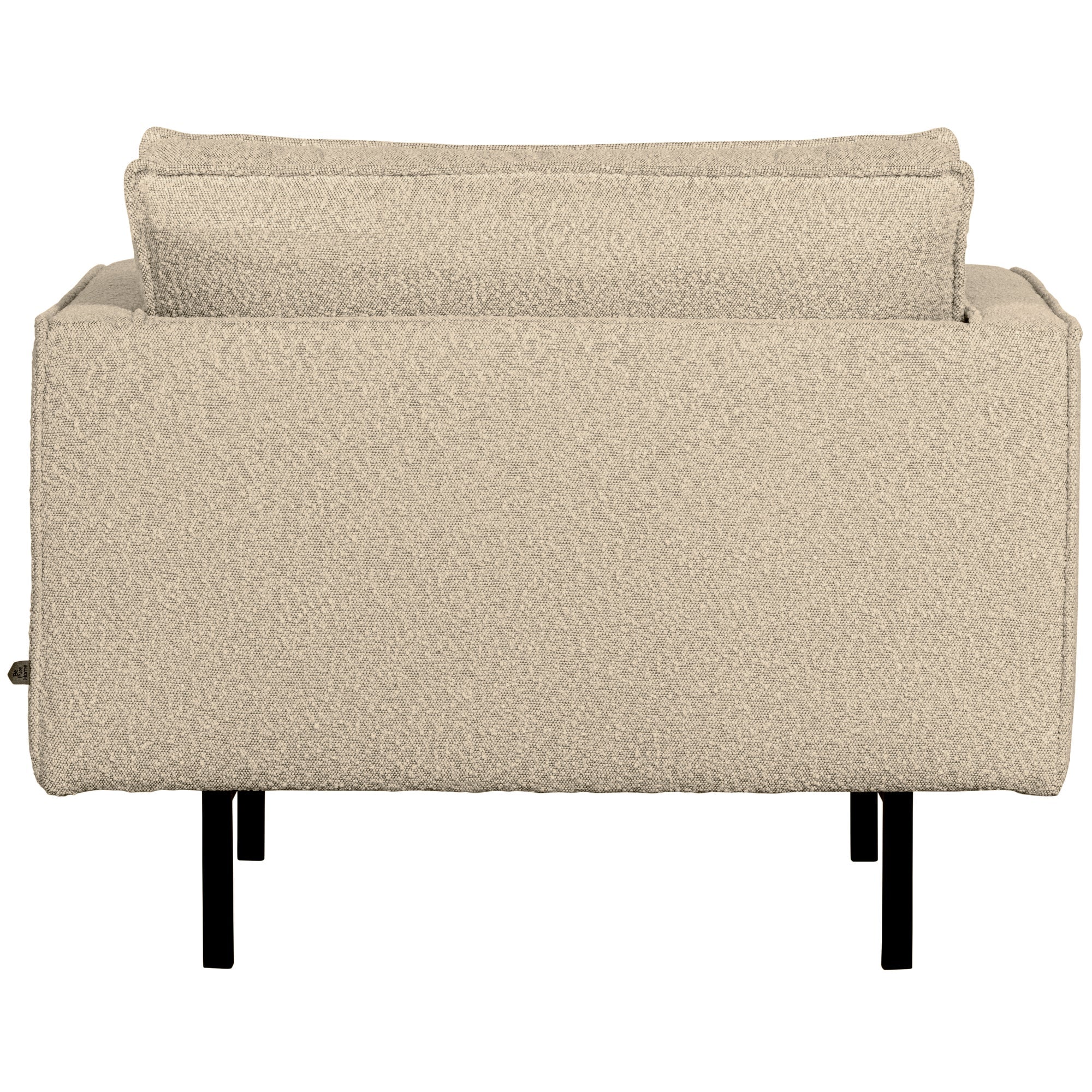 Fotelis RODEO, boucle audinys, beige spalva