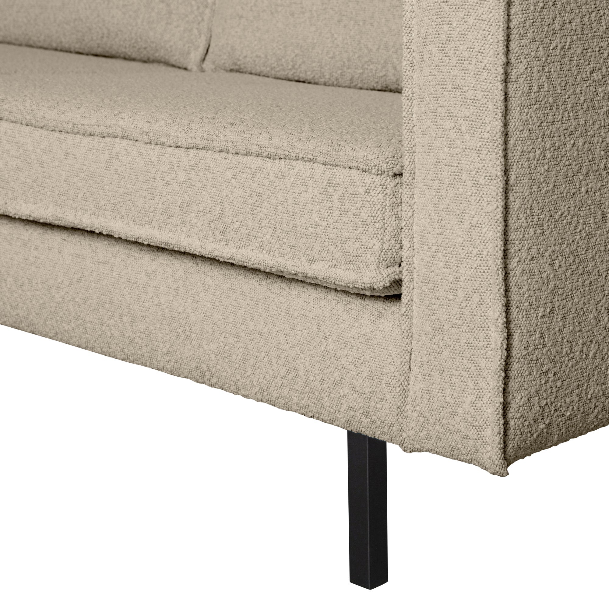2.5 vietų sofa RODEO, BouclÉ audinys, beige