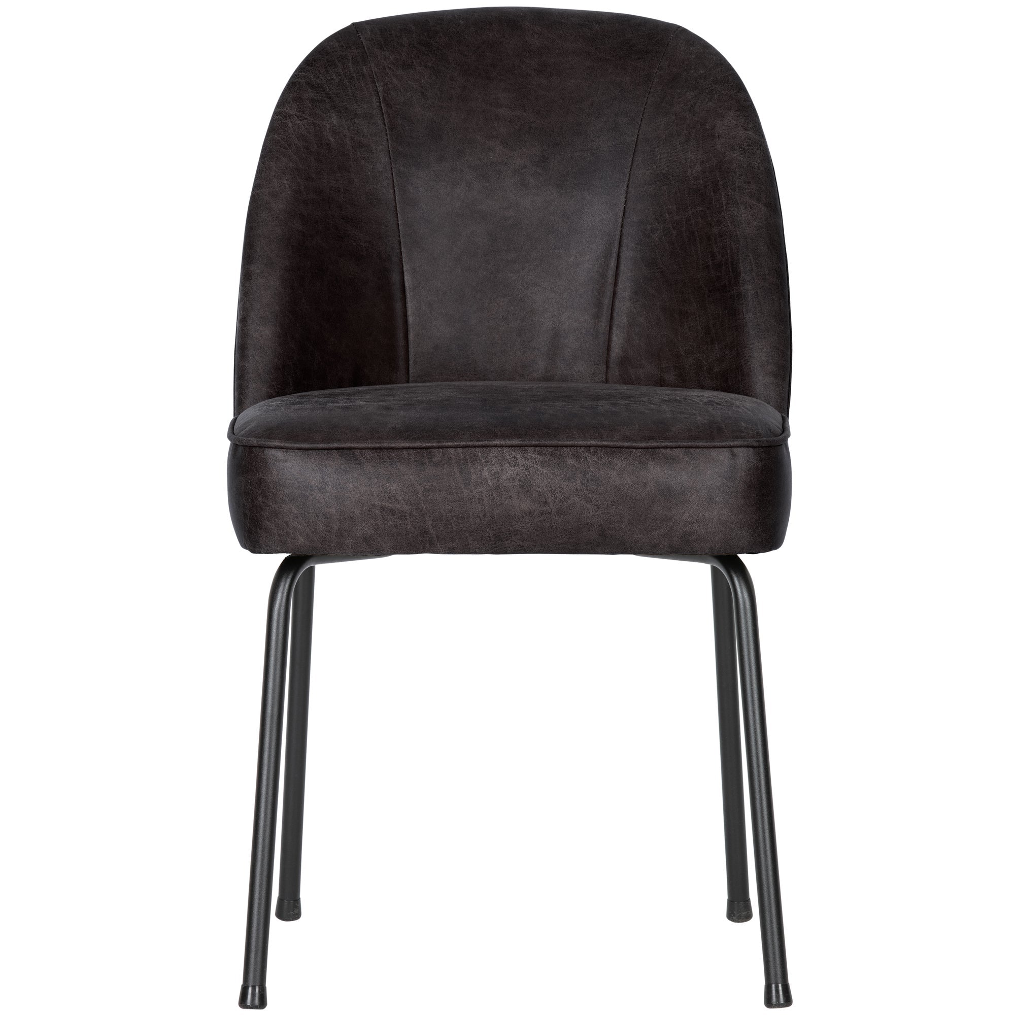 VOGUE DINING CHAIR LEATHER BLACK