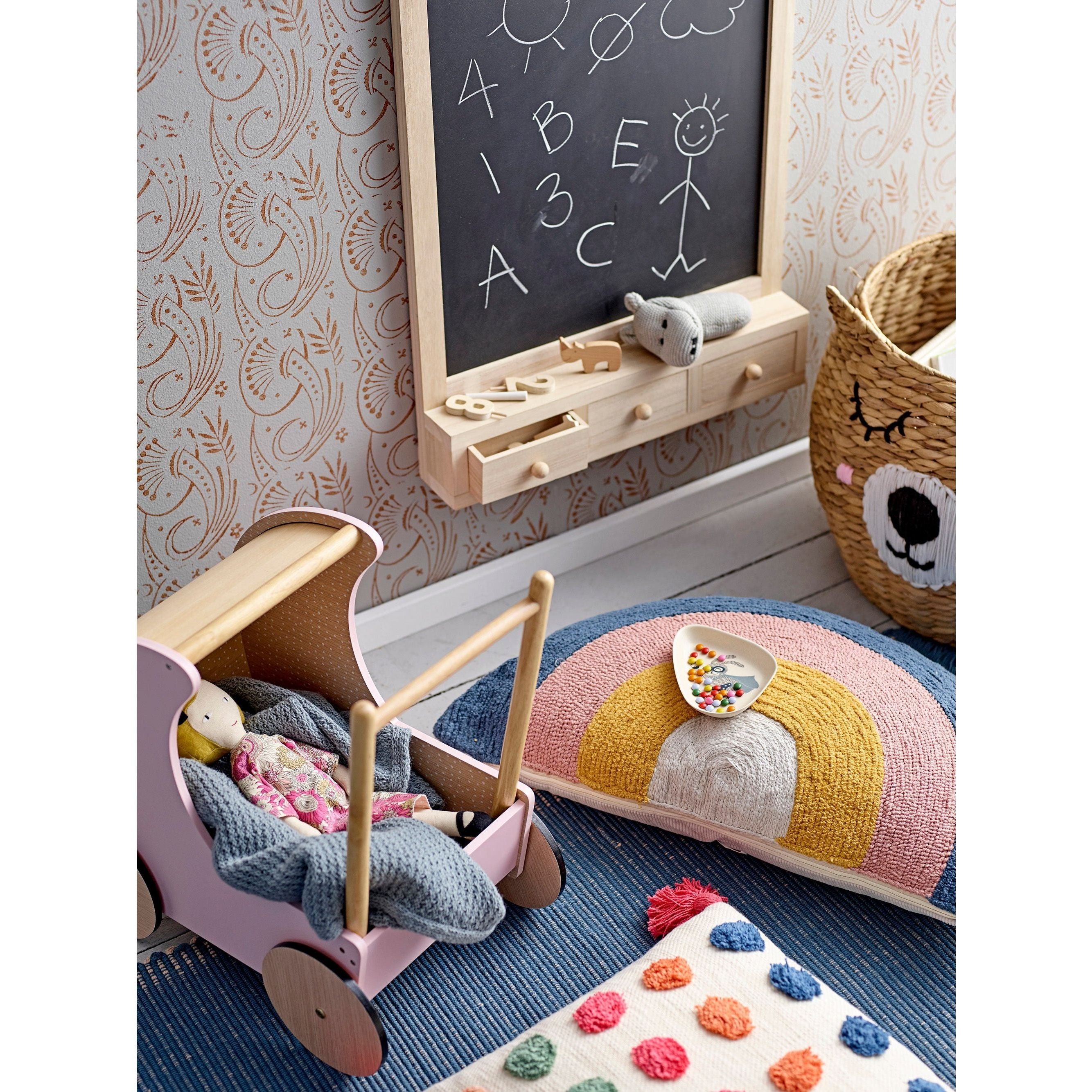 Žaislų krepšys EMAN, natūrali, vandens hiacinta