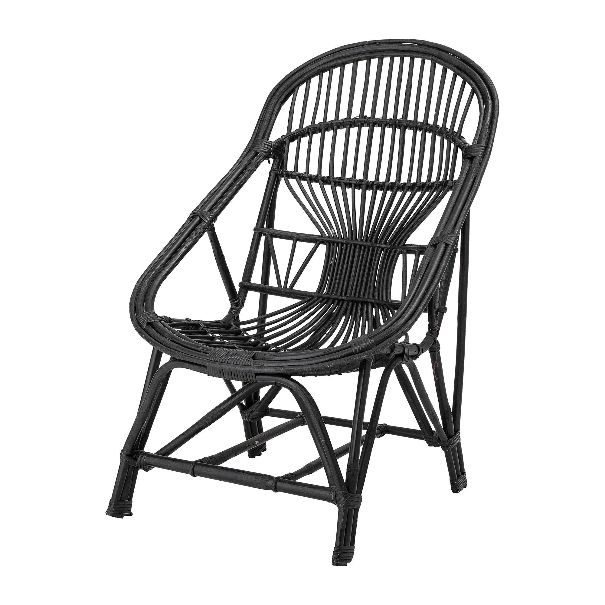 'Joline' poilsio kėdė, juoda, cukranendrė