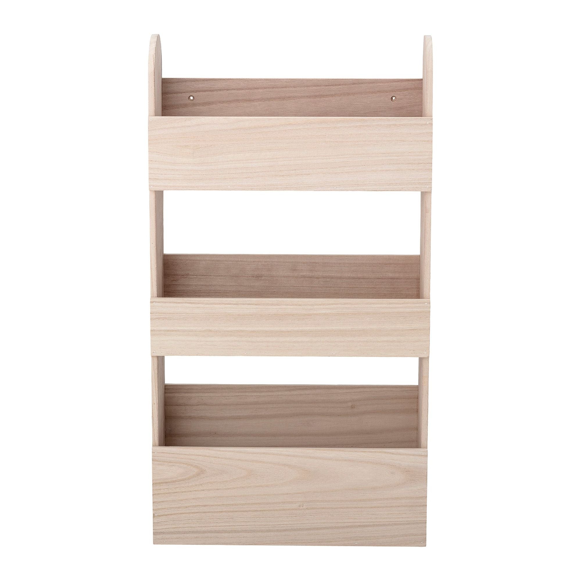 Pastatoma lentyna MORIS, natūrali spalva, paulovnijos mediena