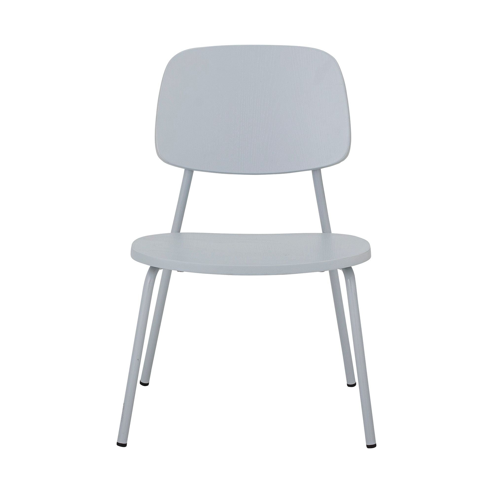 Vaikiška kėdė GUGGA, pilka spalva, faneros plokštė