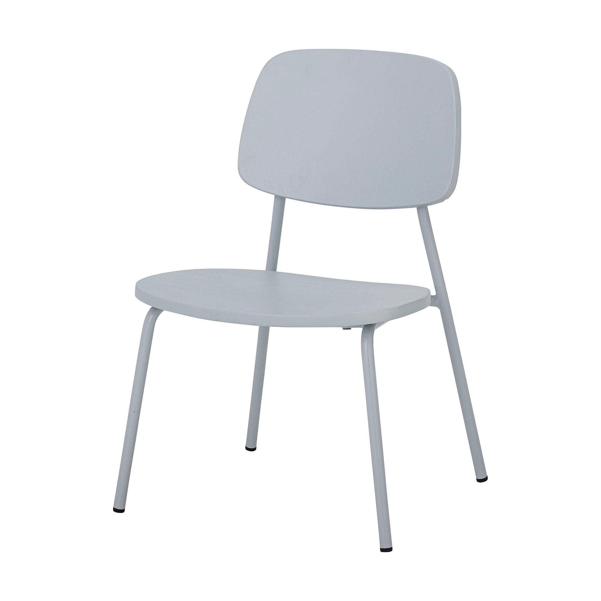 Vaikiška kėdė GUGGA, pilka spalva, faneros plokštė