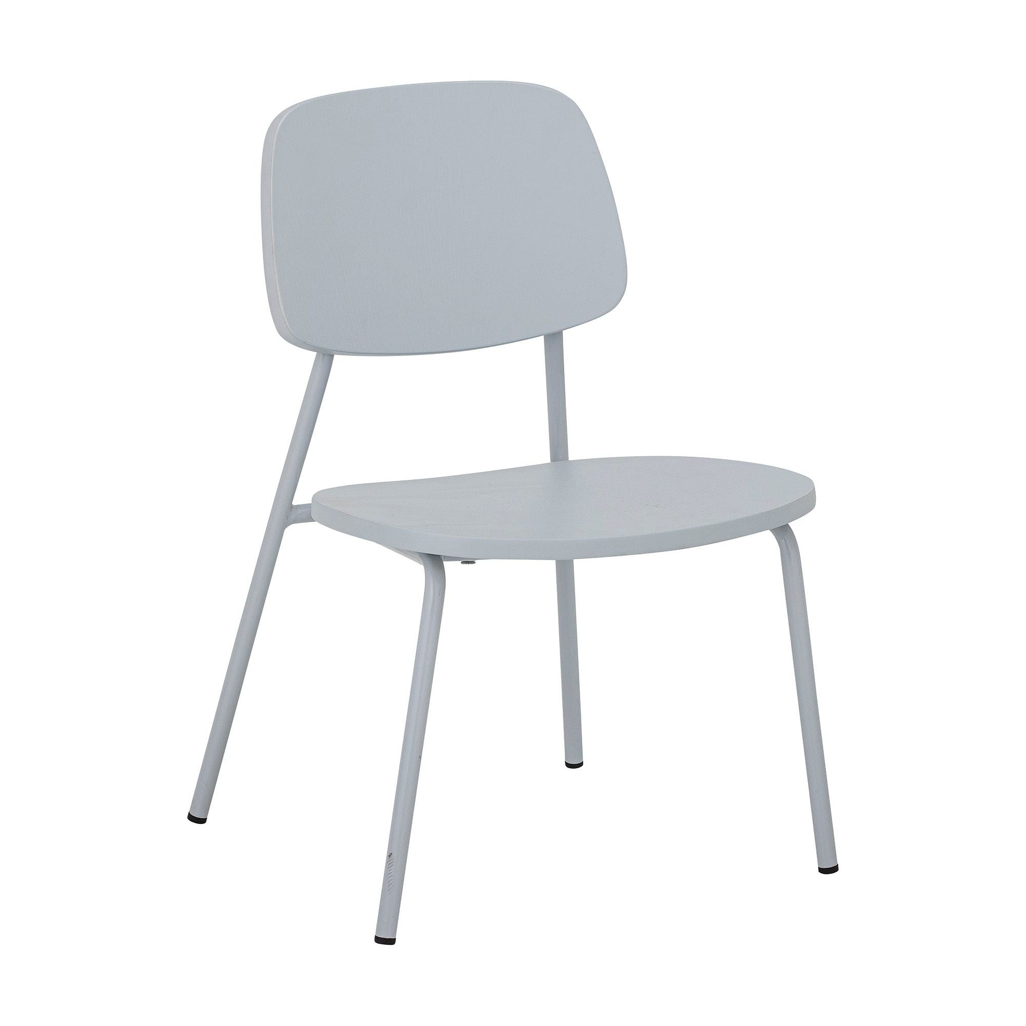 Vaikiška kėdė GUGGA, pilka spalva, faneros plokštė