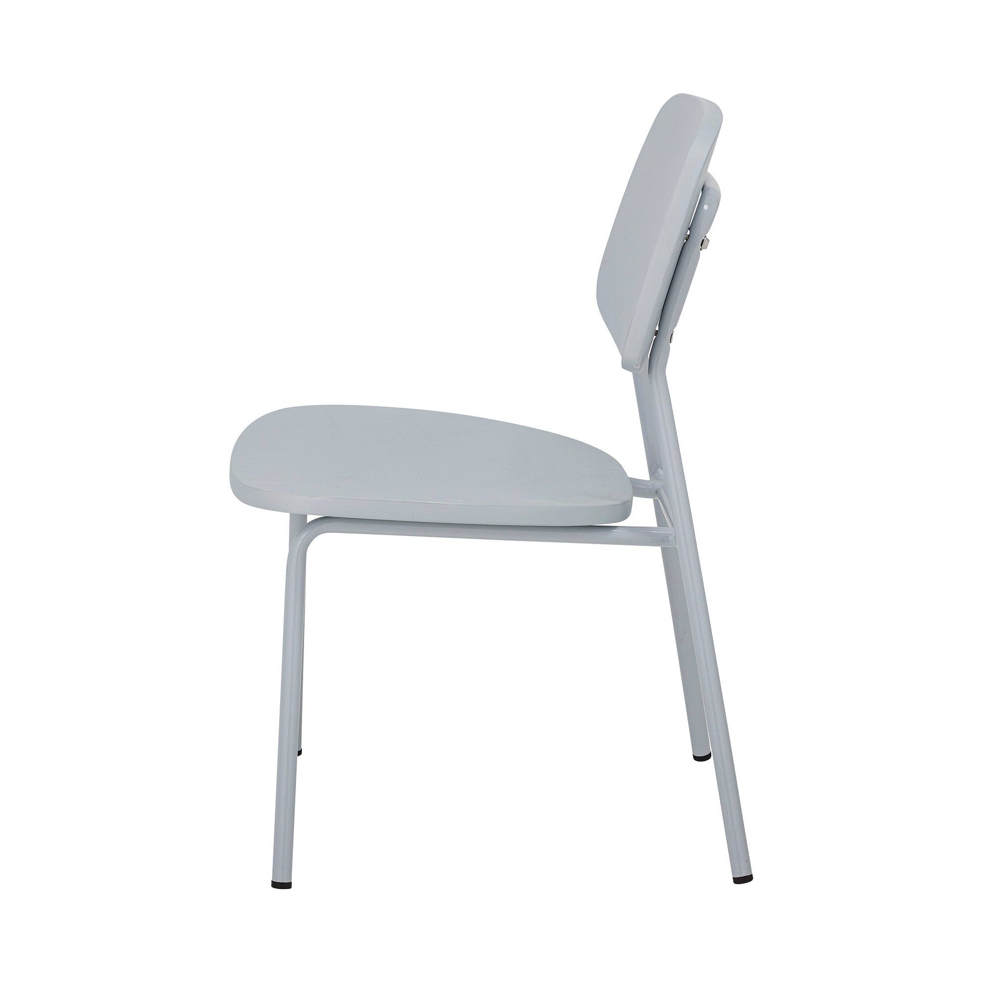 Vaikiška kėdė GUGGA, pilka spalva, faneros plokštė