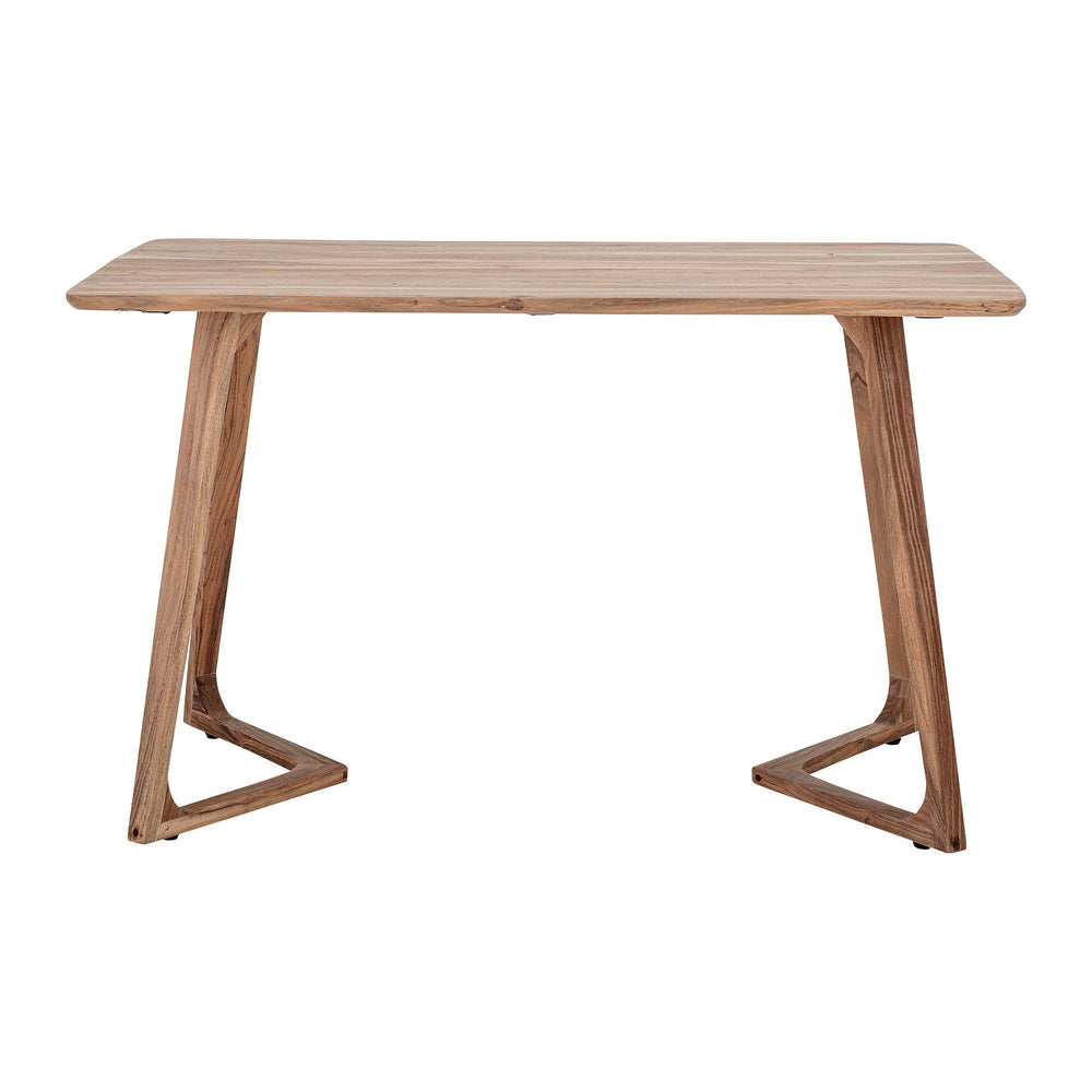 "LUIE" valgomojo stalas, ruda spalva, akacijos mediena