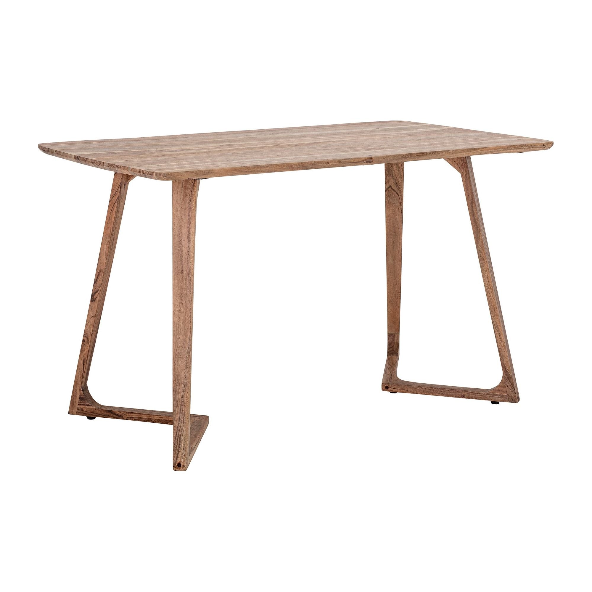 "LUIE" valgomojo stalas, ruda spalva, akacijos mediena