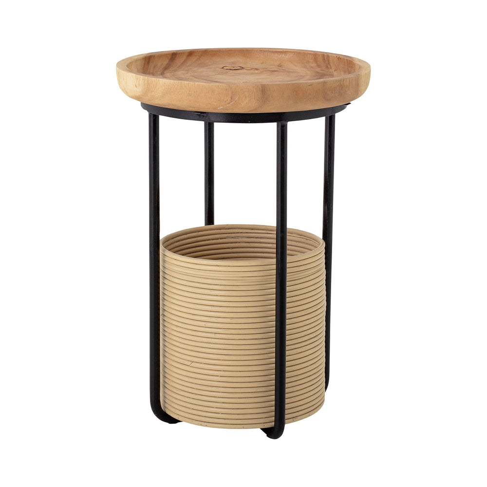 "HITTI" šoninis staliukas, natūrali spalva, mediena