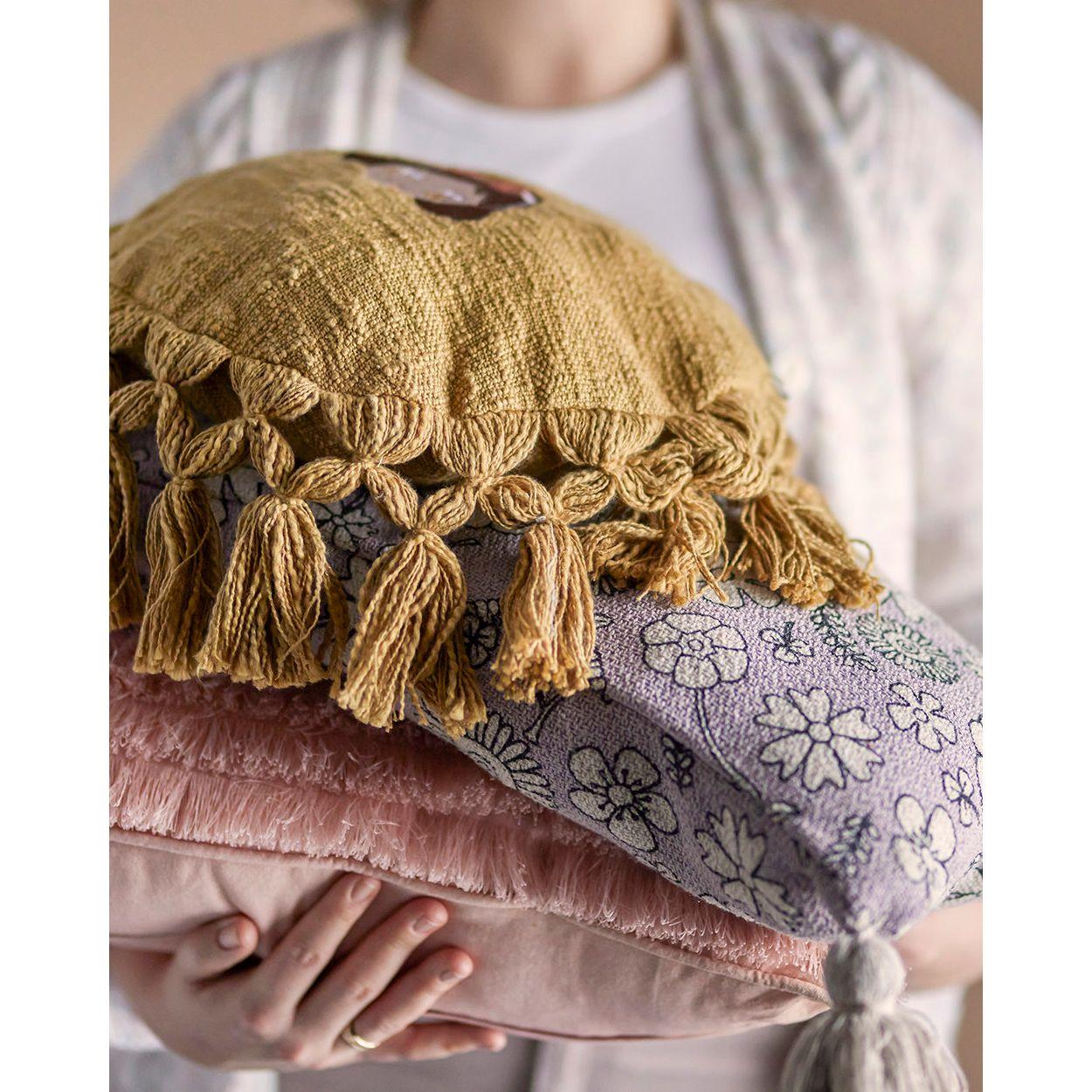 Pagalvėlė ELINNA, medvilnė, geltona