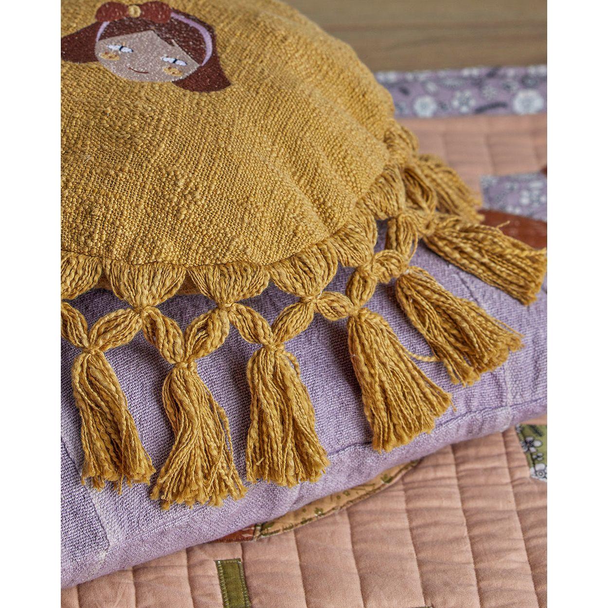 Pagalvėlė ELINNA, medvilnė, geltona