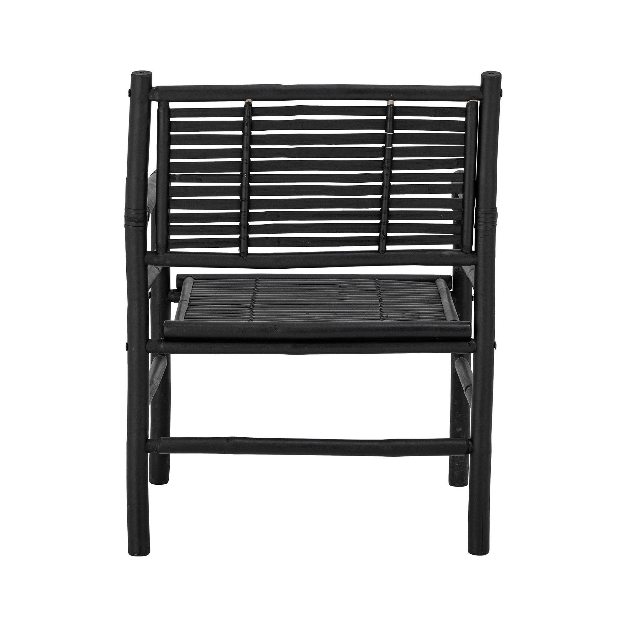 'Coen' poilsio kėdė, juoda, bambukas