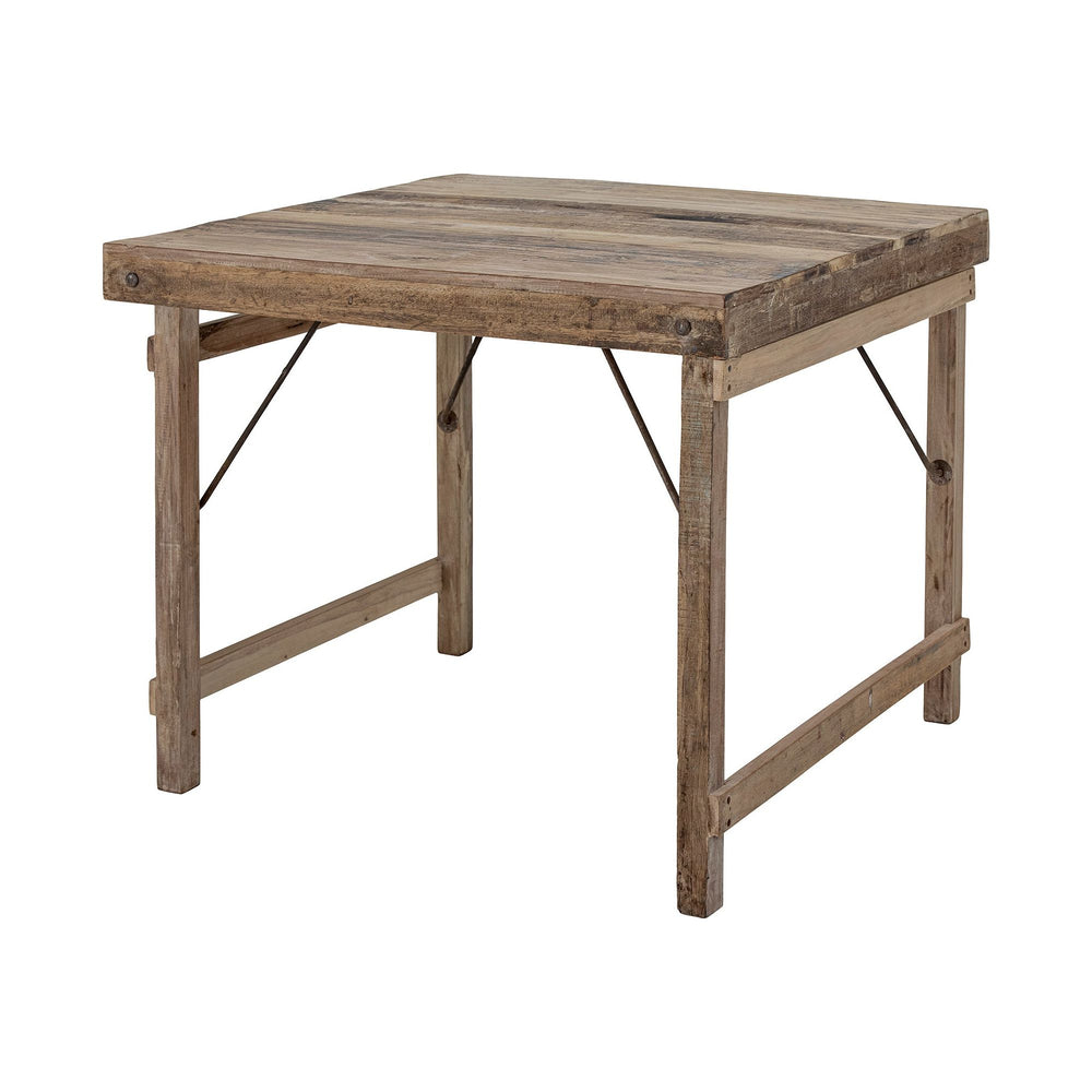 "DALE" valgomojo stalas, natūrali spalva, perdirbta mediena