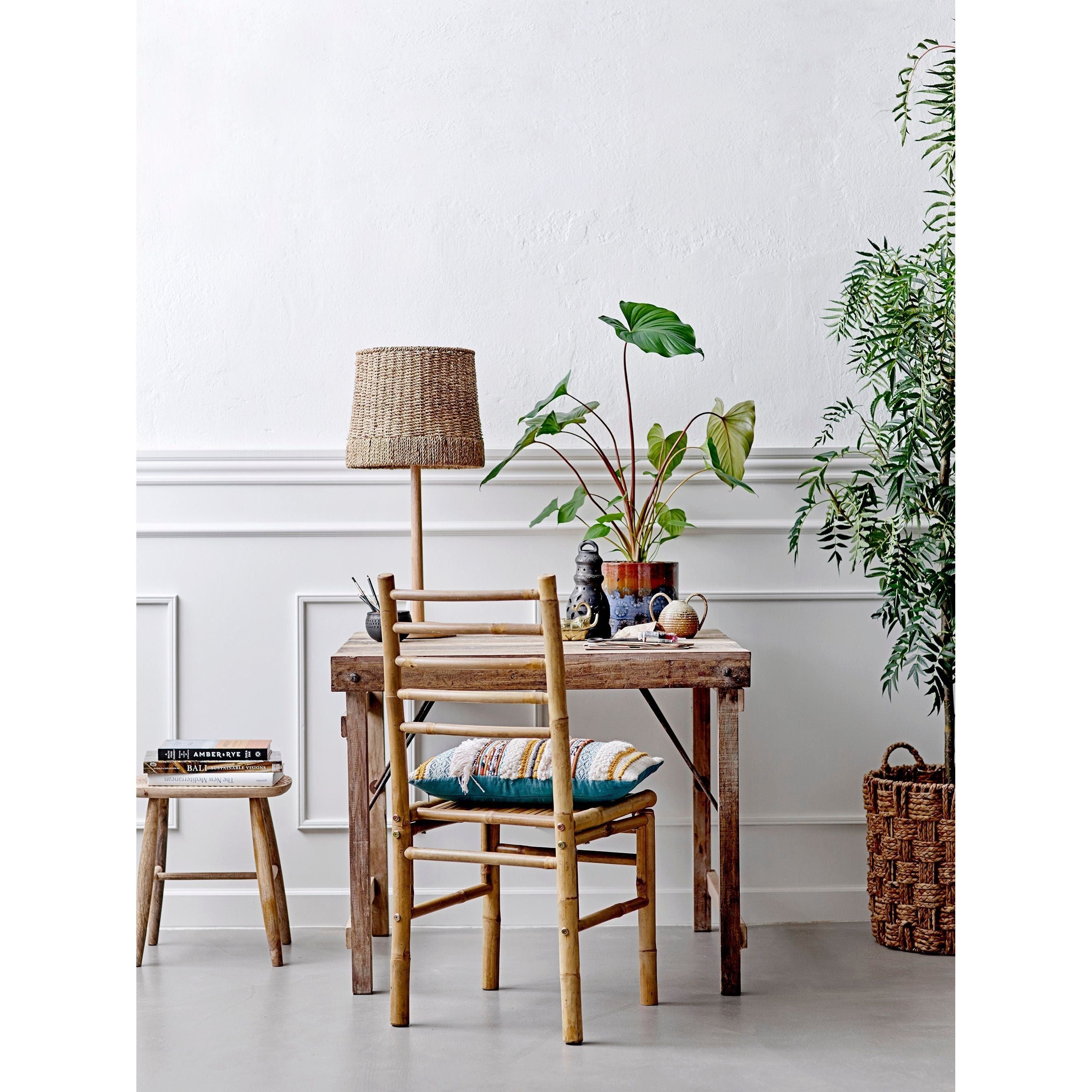"DALE" valgomojo stalas, natūrali spalva, perdirbta mediena
