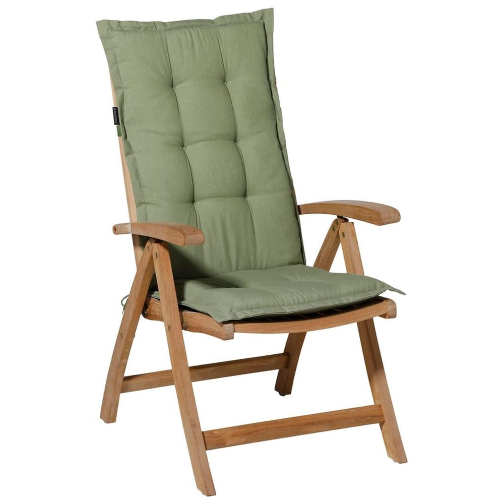 Madison Pagalvėlė kėdei su aukštu atlošu Panama, žalia, 123x50cm
