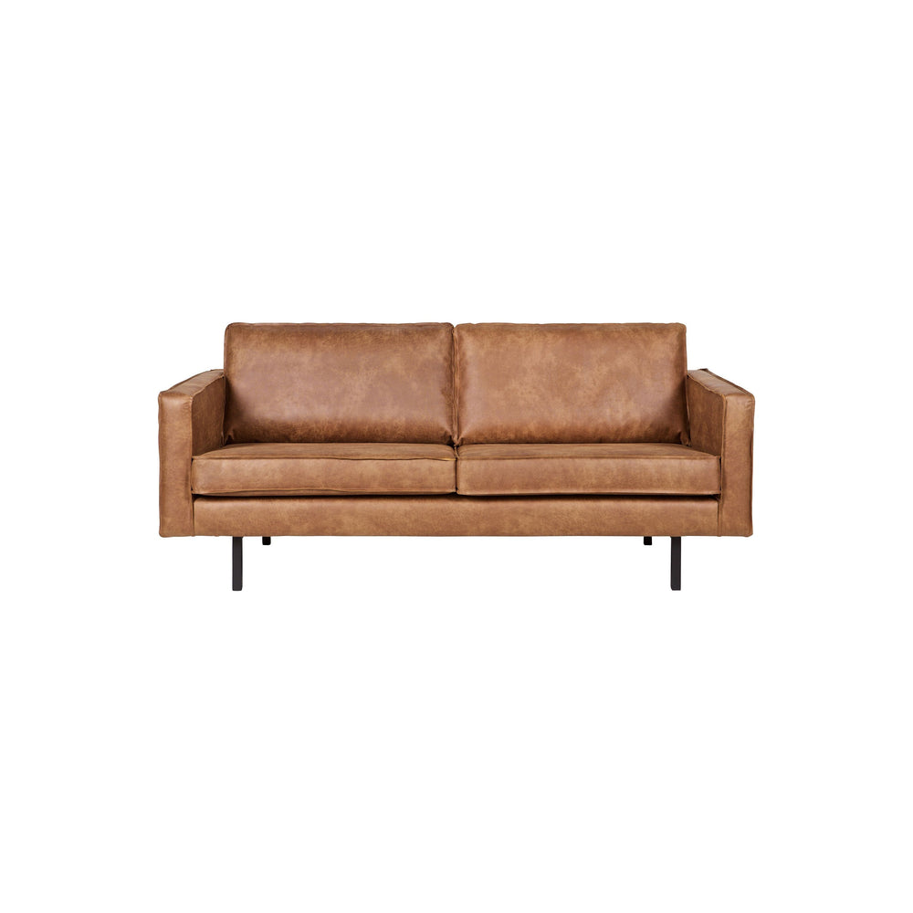 "Rodeo" 1.5 Vietų Sofa, Perdirbta Oda, Konjako Spalva