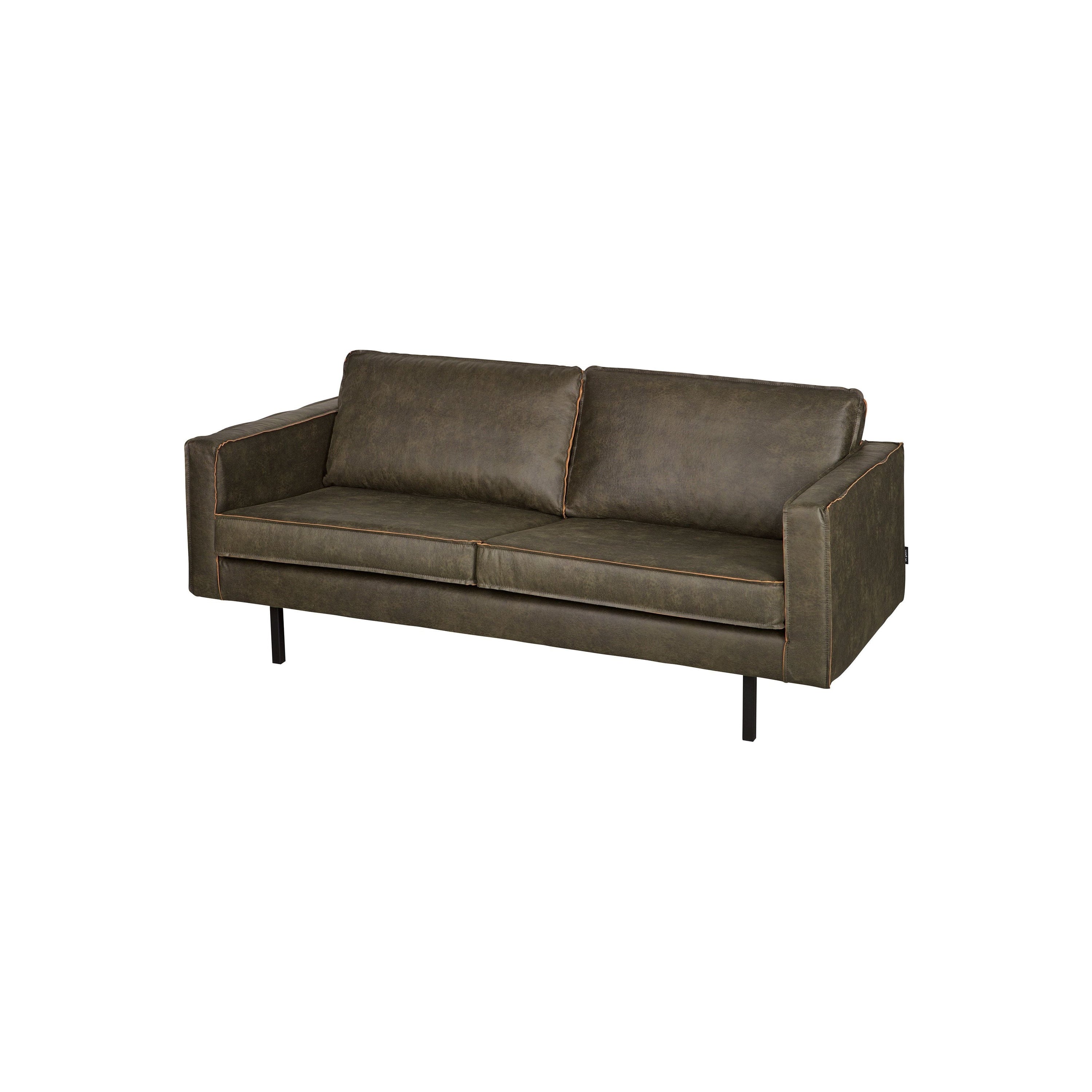 2.5 vietų sofa RODEO, Perdirbta Oda, Army Spalva