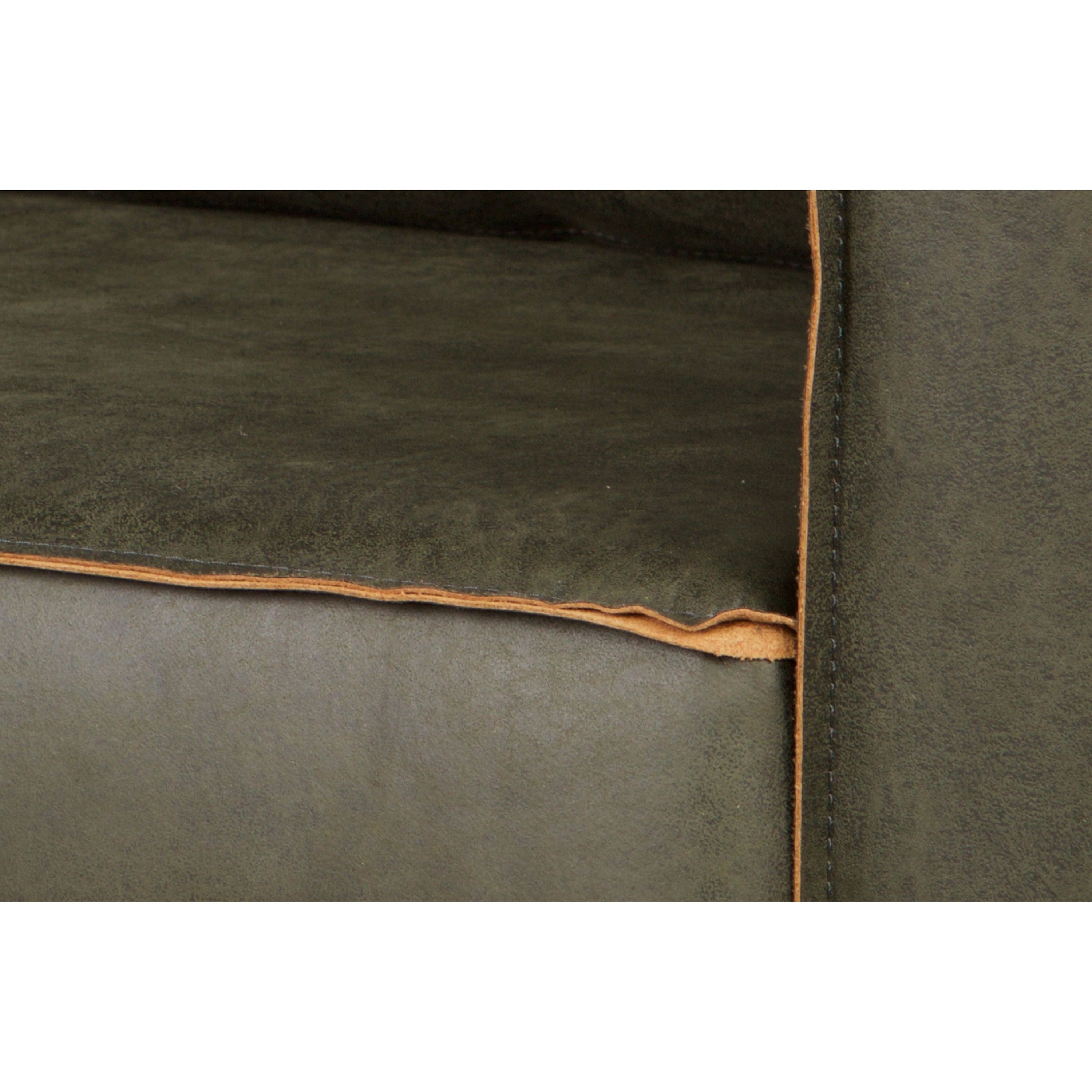 2.5 vietų sofa RODEO, Perdirbta Oda, Army Spalva