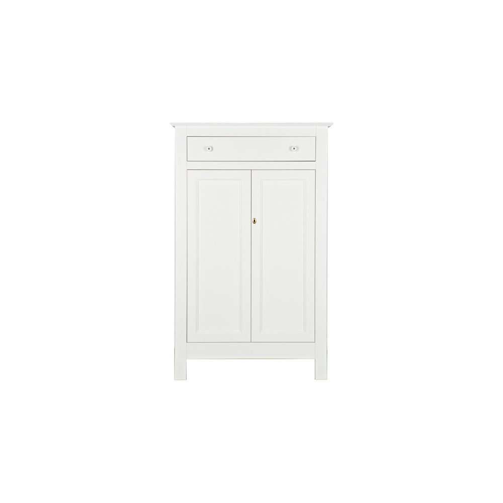Spintelė "EVA", 150x93x40 cm, balta spalva, mediena (FSC)