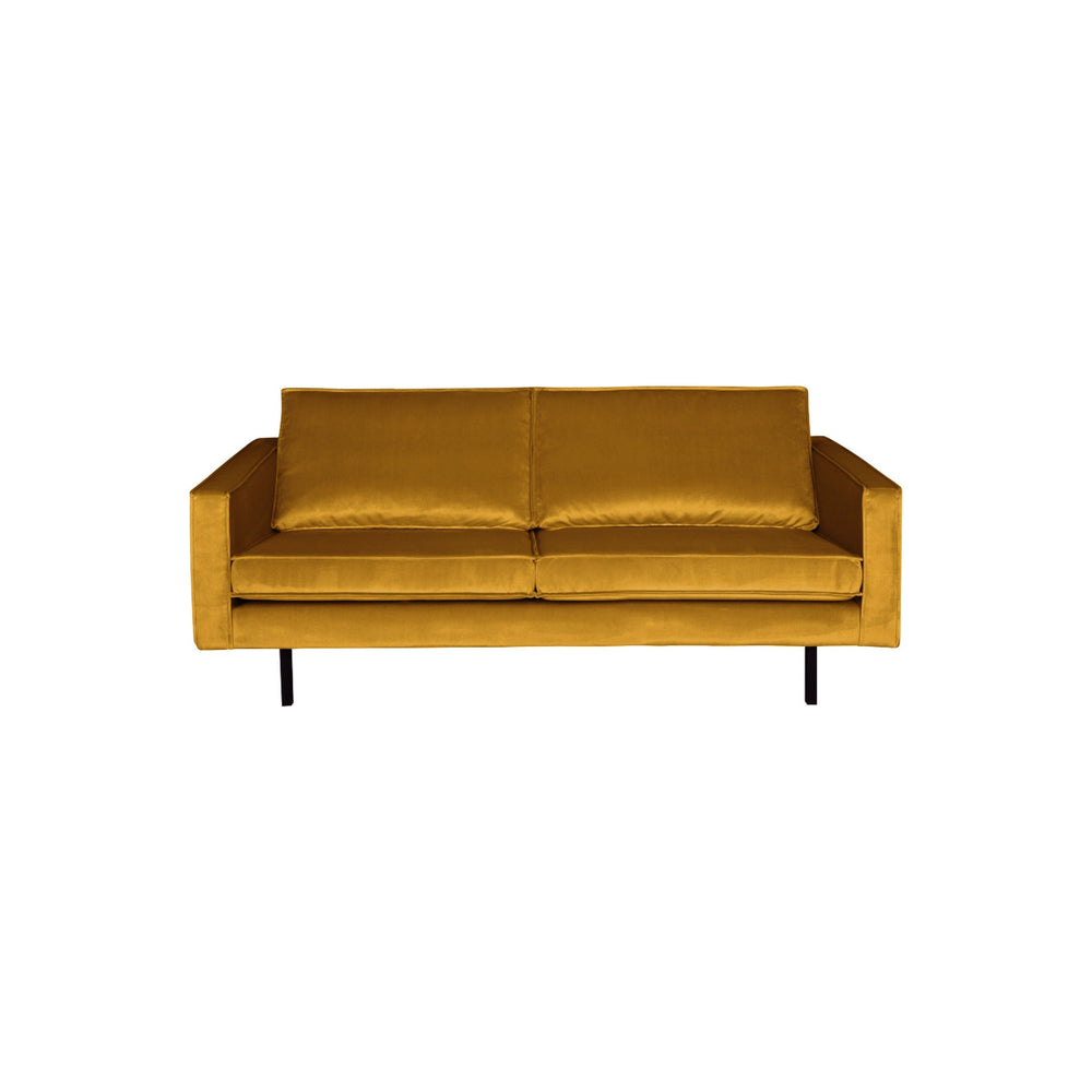 2.5 vietų sofa RODEO, Aksomas, Ochre Spalva