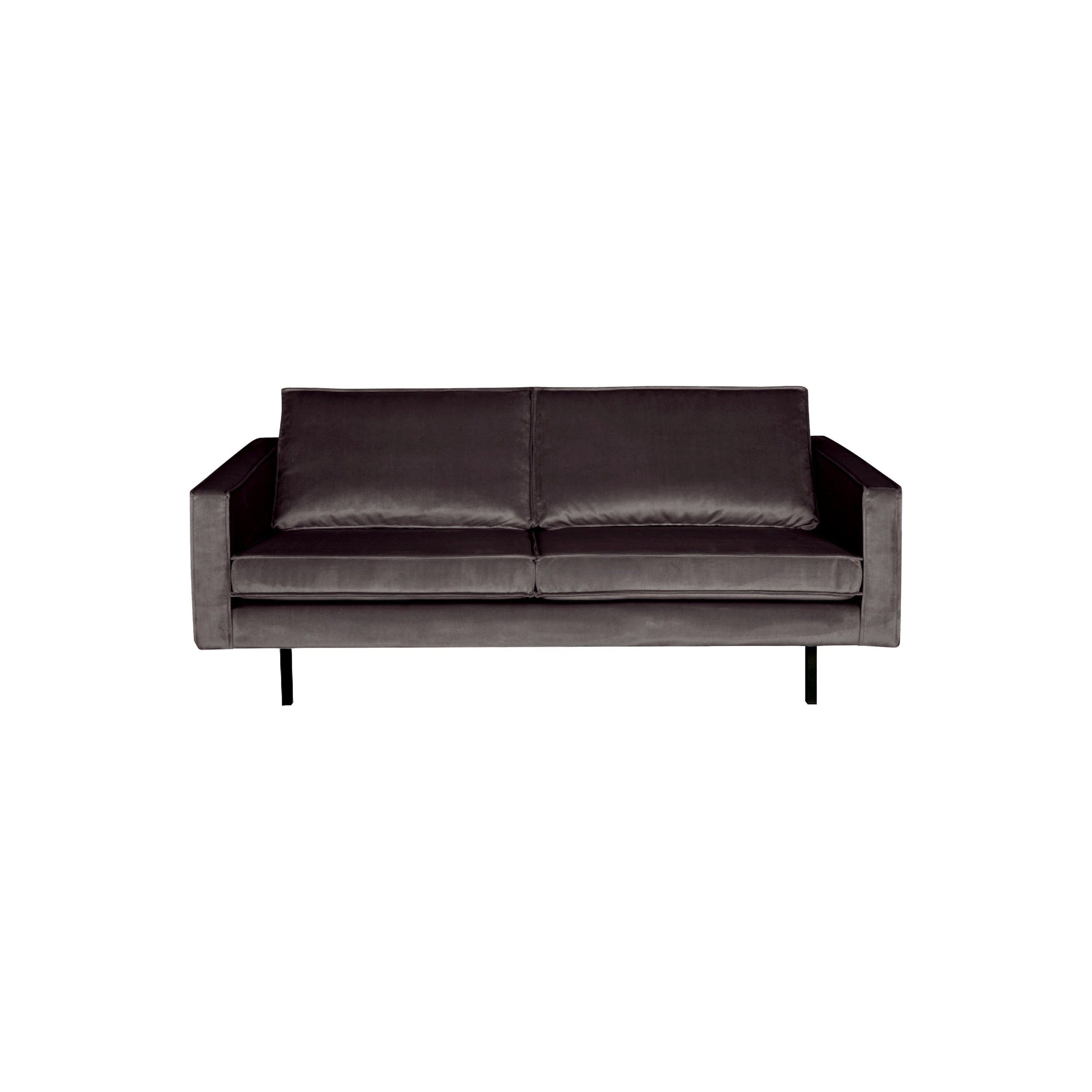 2.5 vietų sofa RODEO, Aksomas, Antracito Spalva