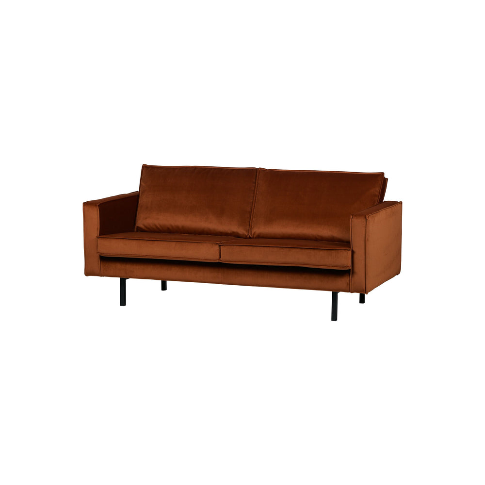 2.5 vietų sofa RODEO, Aksomas, Rūdžių Spalva