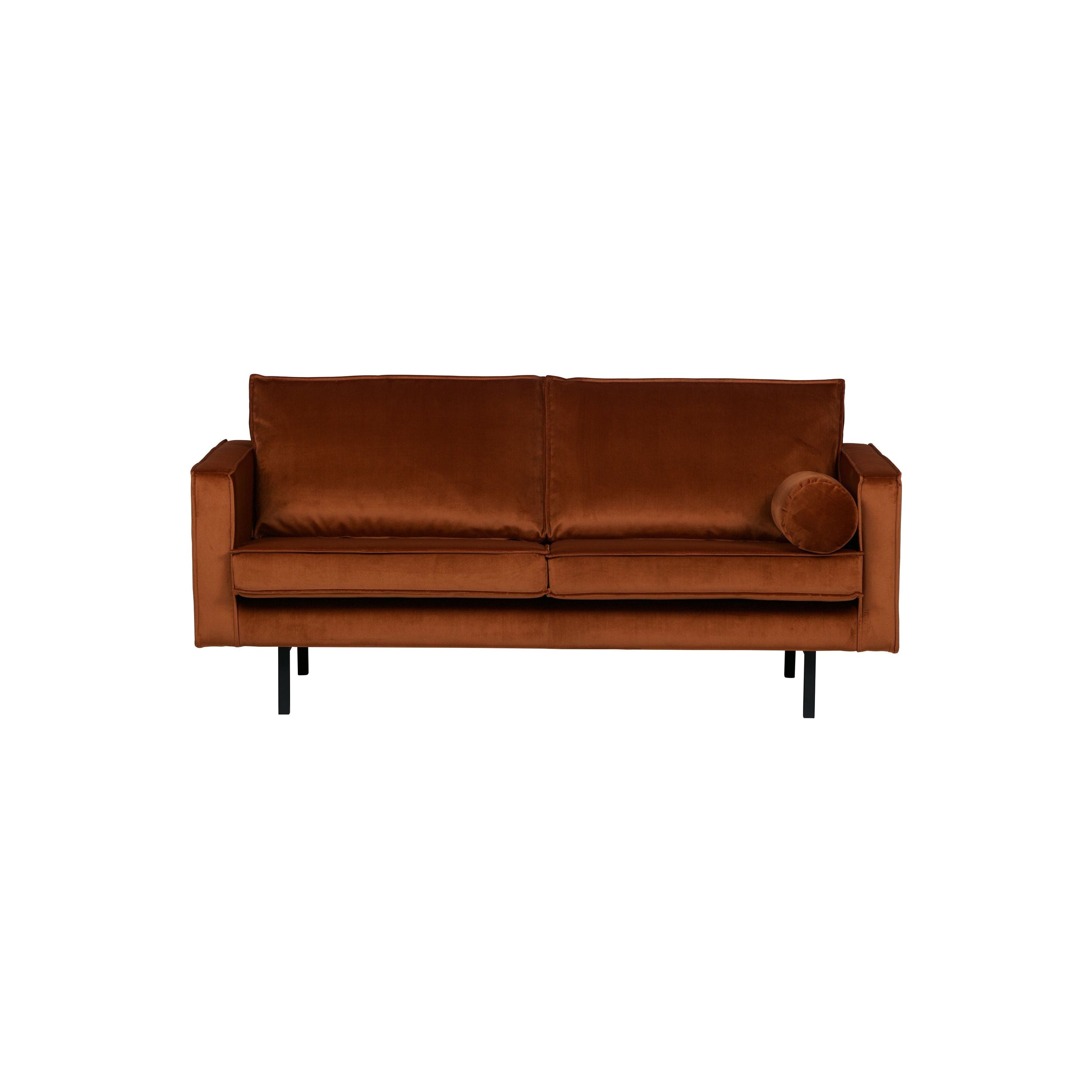 2.5 vietų sofa RODEO, Aksomas, Rūdžių Spalva