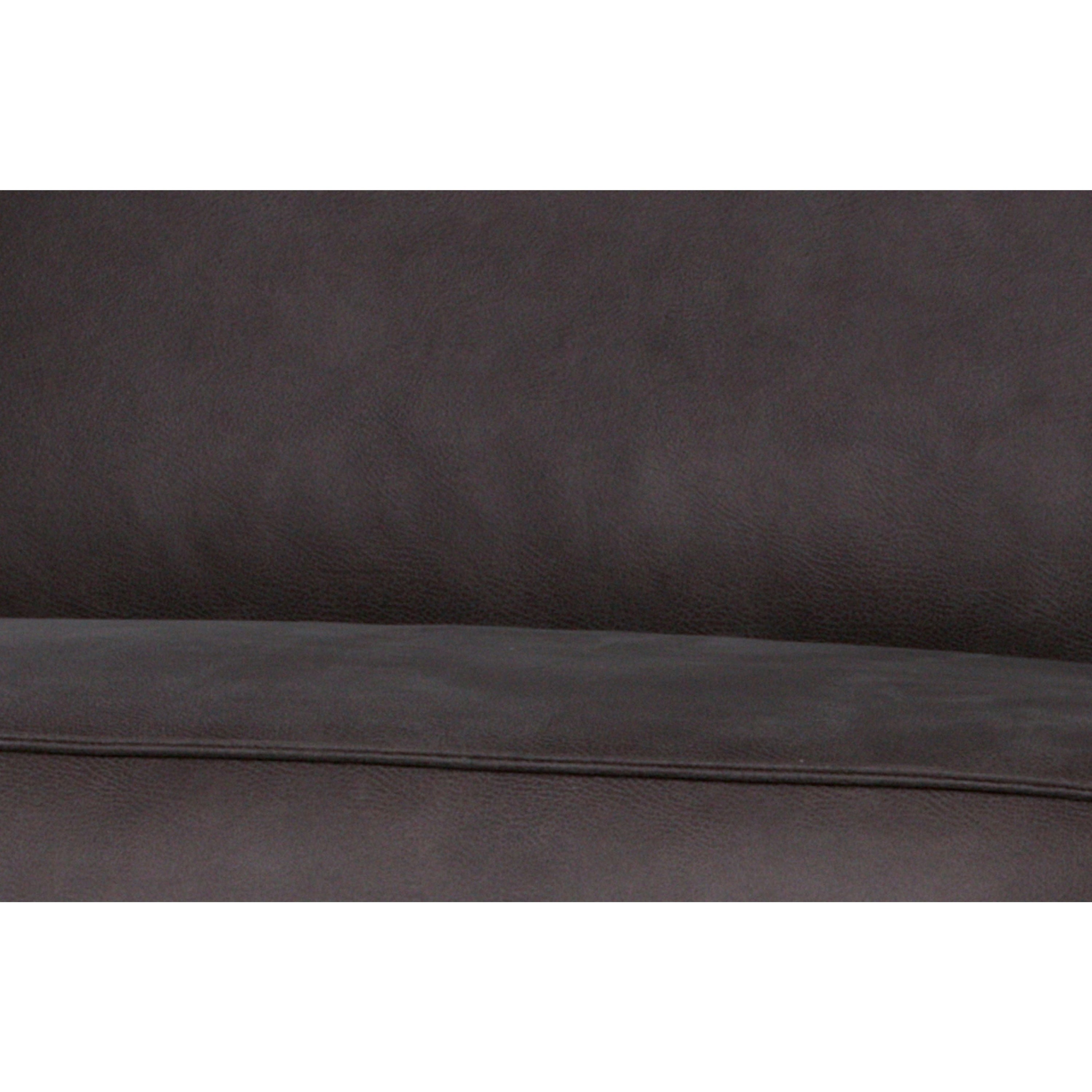 Kampinė sofa "STATEMENT", dešinė pusė, pilka spalva, perdirbta oda
