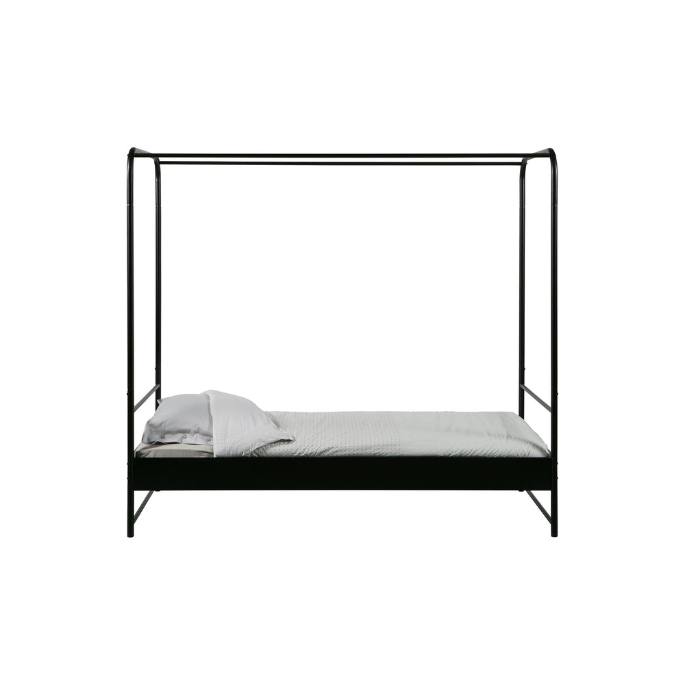 Bunk Bed Metal Black 90x200 Cm
