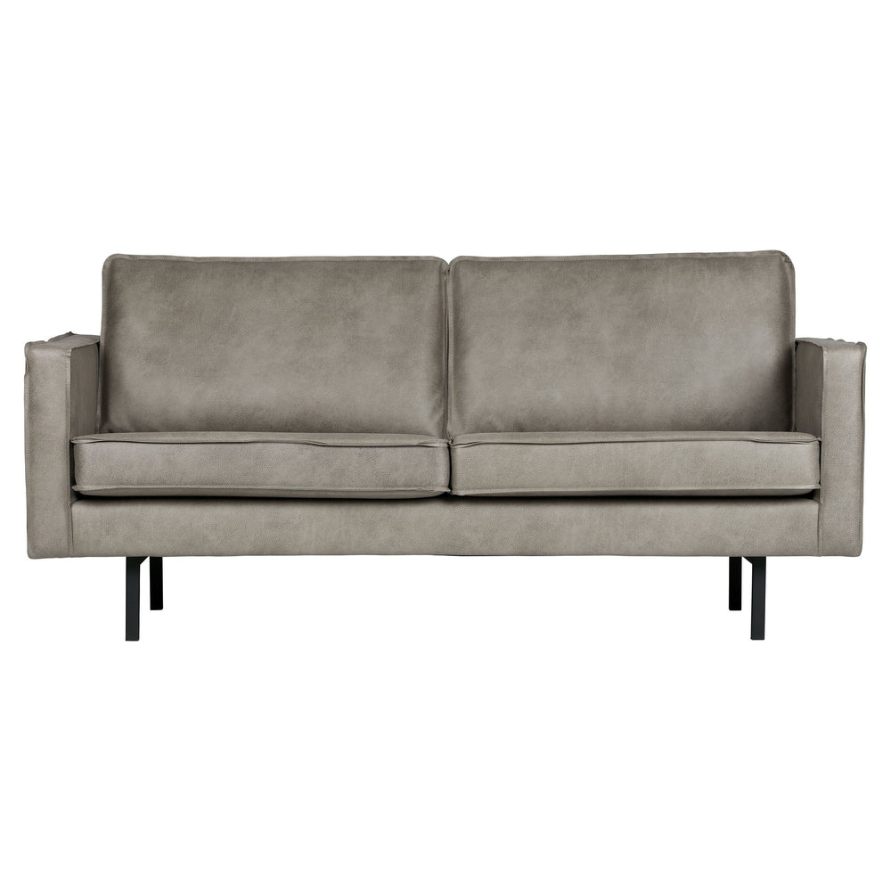 2.5 vietų sofa RODEO, Perdirbta Oda, Pilka Spalva