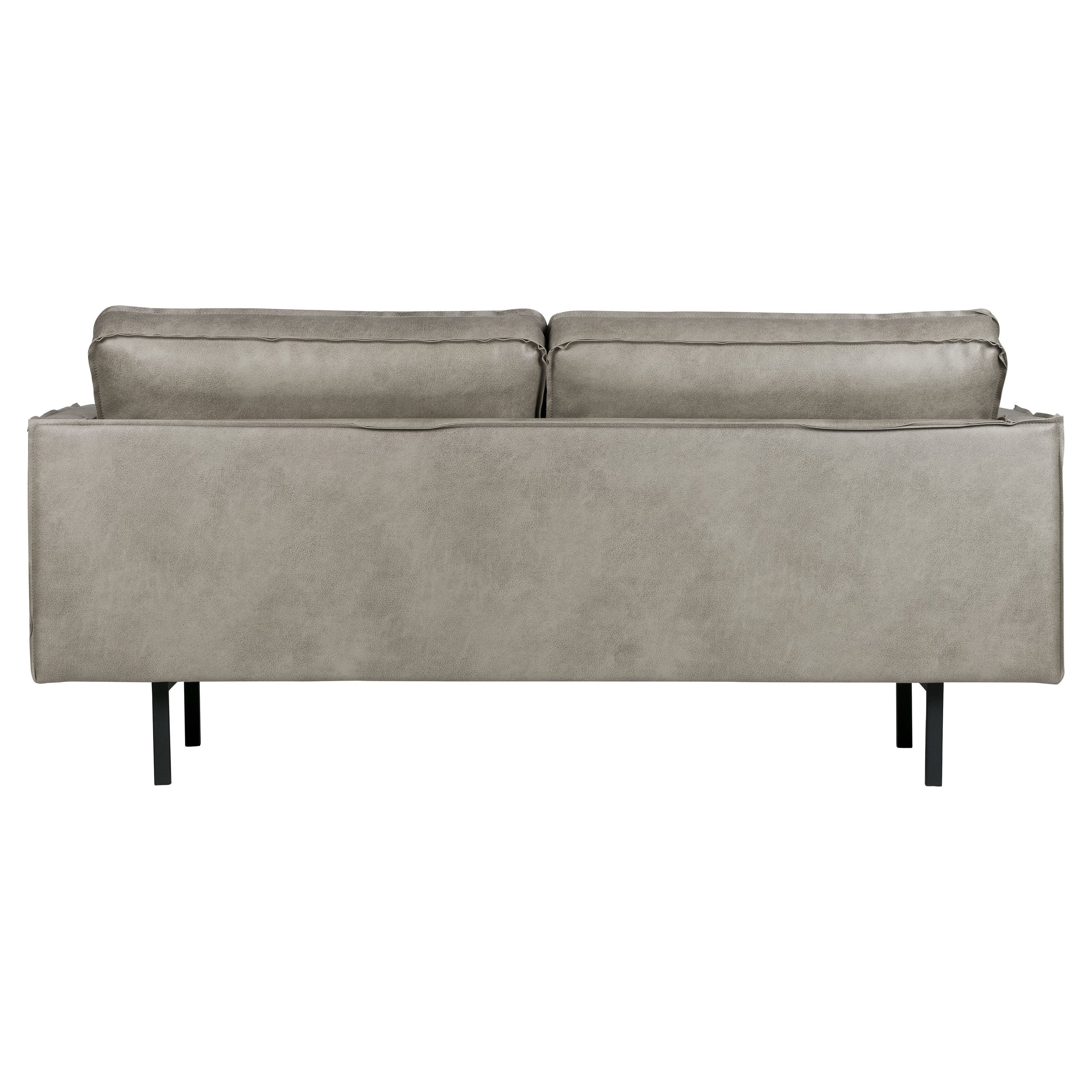 2.5 vietų sofa RODEO, Perdirbta Oda, Pilka Spalva