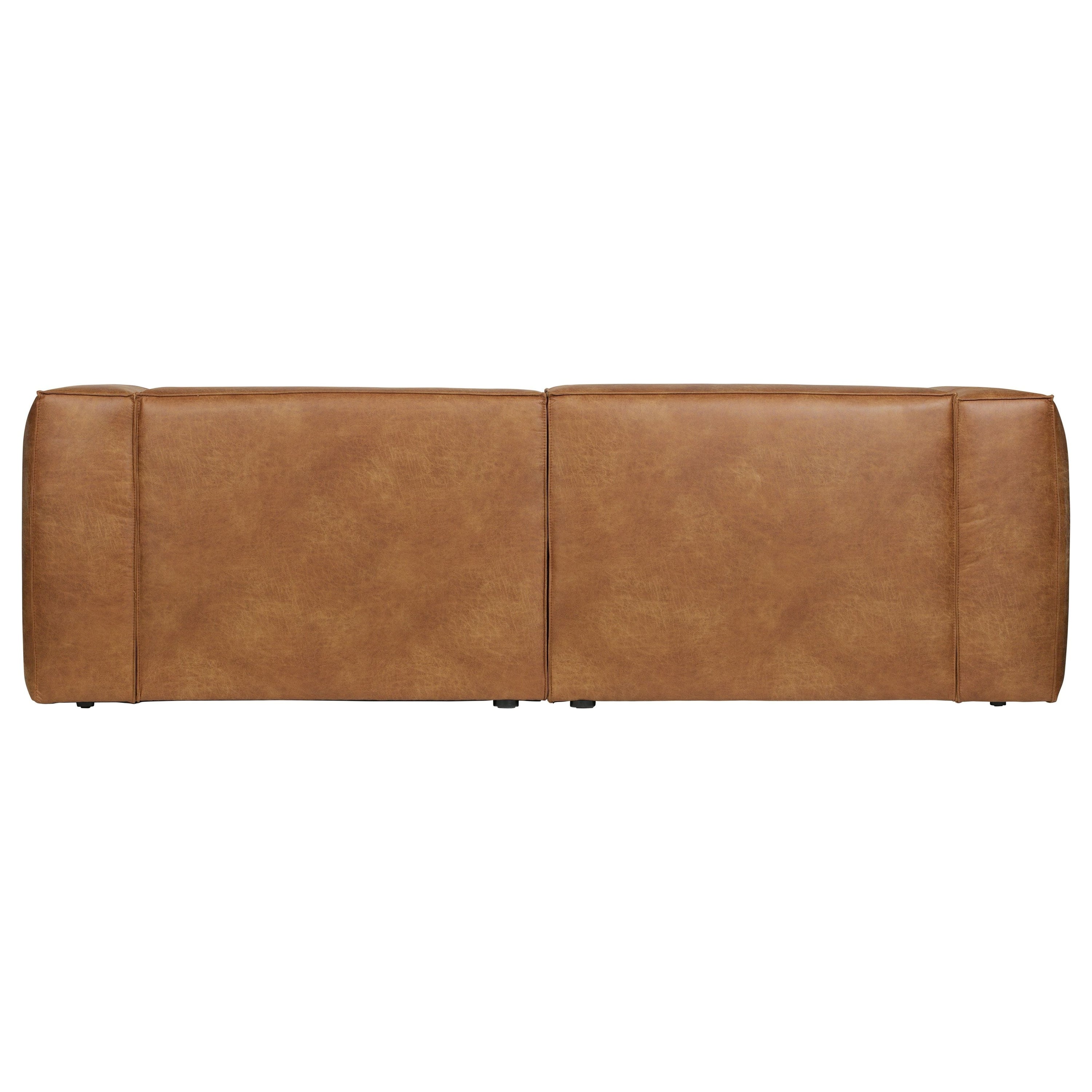 Sofa BEAT, konjako spalvos oda